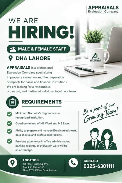 Office staff required
