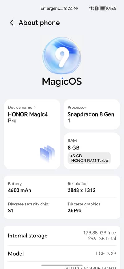 Honor magic 4 pro iphone bypass ke sath bhi exchange hojaye ga