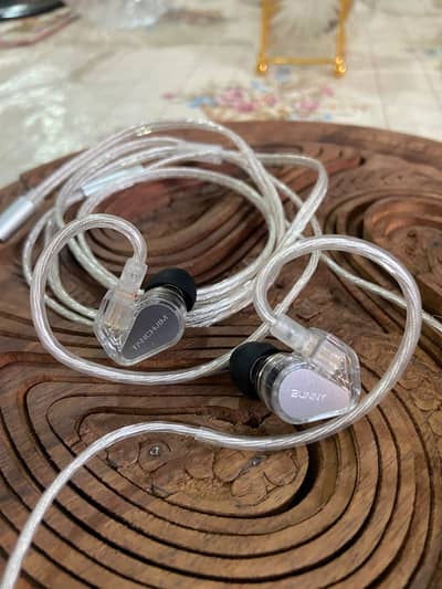 Tanchjim Bunny IEM 3.5mm with Mic, used 2 weeks with box & accessories
