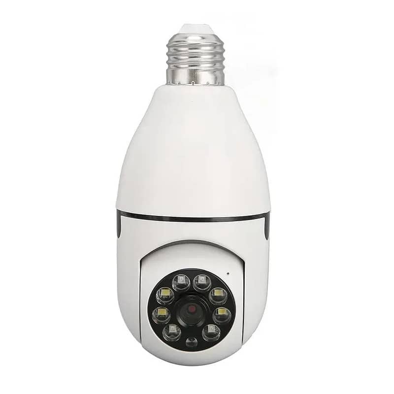 security camera 360 view E27 Bulb base white 6