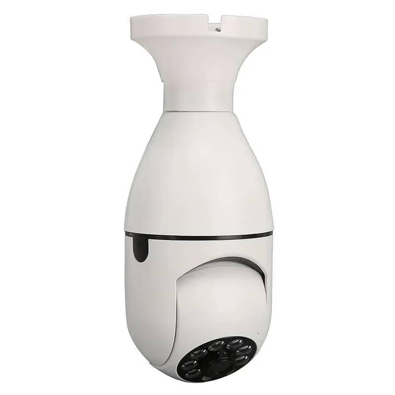 security camera 360 view E27 Bulb base white 8