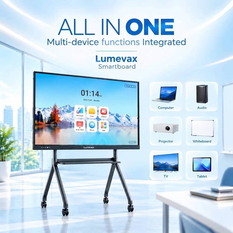 SMART BOARD | INTERACTIVE LED | TOUCH SCREEN | DIGITAL FLAT DISPLAY 5