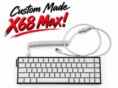 Custom Made Attack Shark X68 Max Keyboard for Enthusiasts!