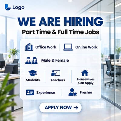Hiring Male and Female for work