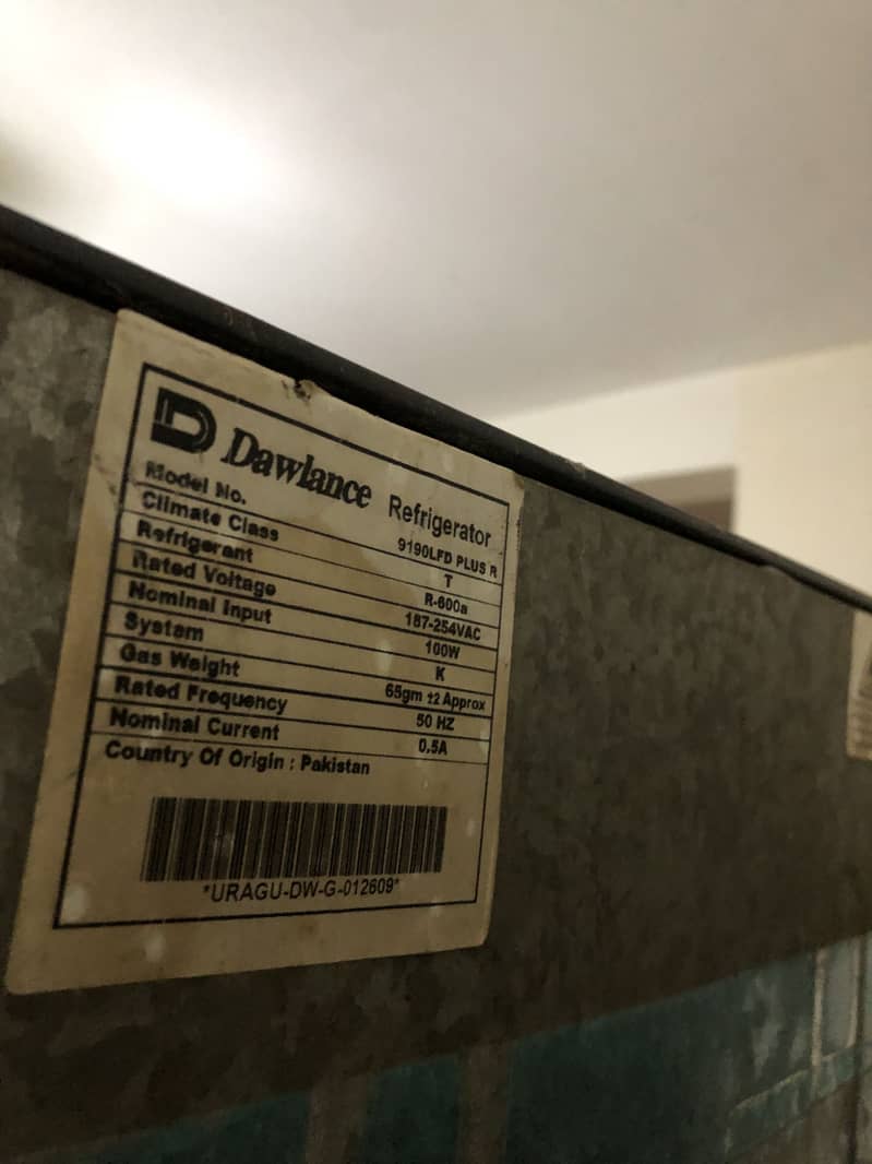 Dawlance fridge 2