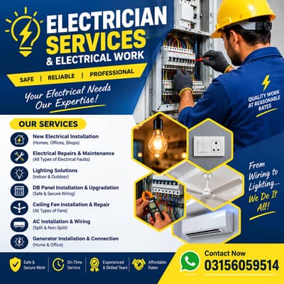 Electrical Wiring & Rewiring / Home & Office Electrical Repair service