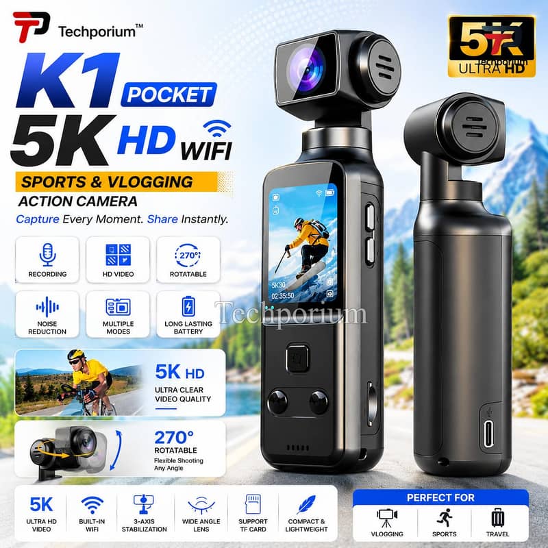 Action Camera 5k 0