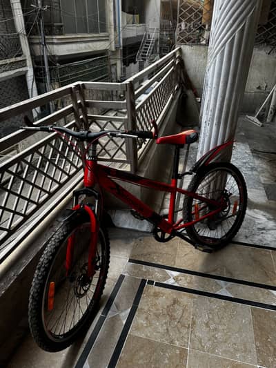 Red MTB Bicycle (Good condition)