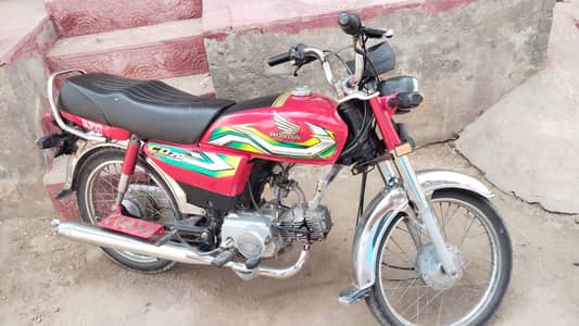 Honda CD 70 2022 model 23 ka sticker