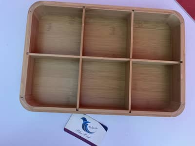 Wooden dry fruit tray 3 different size available and shape