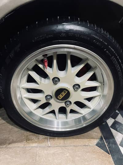 BBS ALLOY RIMS WITH TIRE