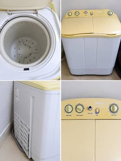 Haier washing machine ad read cear fully