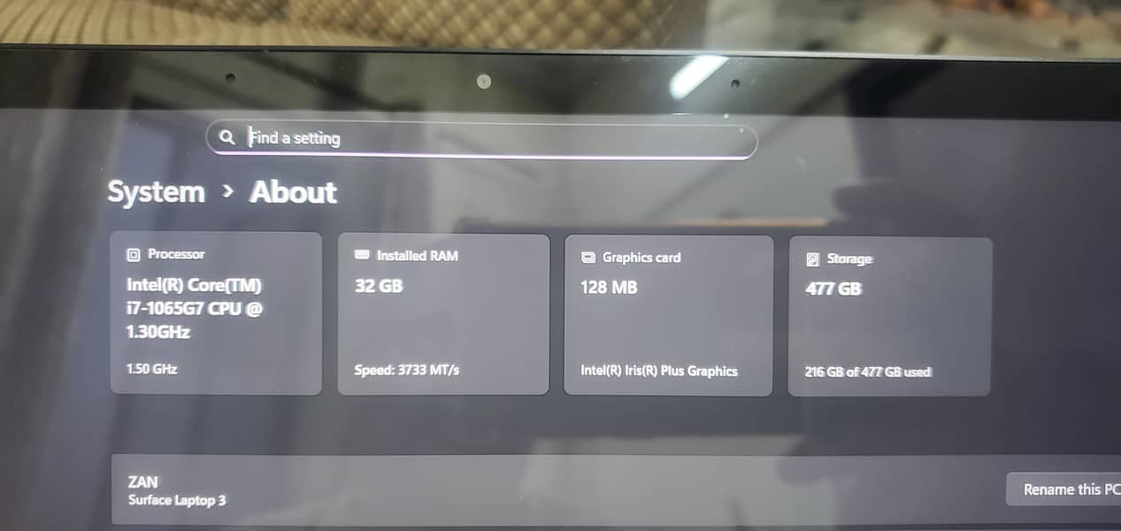 Microsoft Surface Laptop 3 1