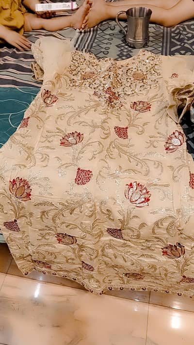 fully embroidered lawn 3 pc fancy dress