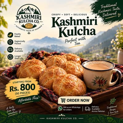 KASHMIRI KULCHAS AT YOUR DOOR STEP
