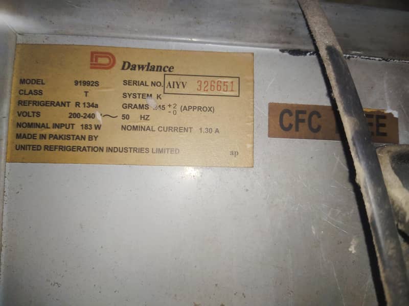 dawlance fridge 8