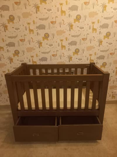 Wooden Baby Cot