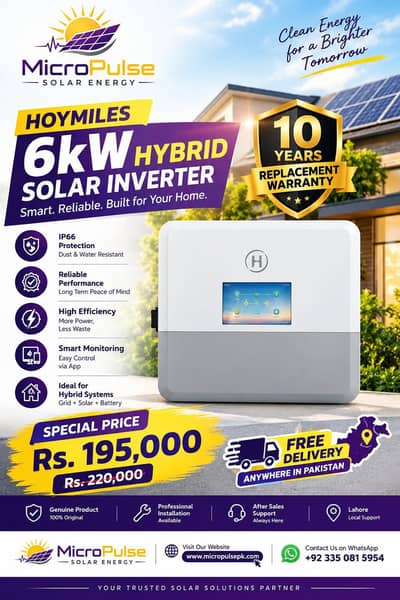 Hoymiles 6kw Hybrid Solar Inverter