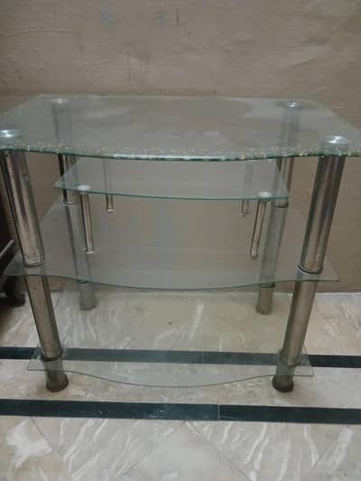 Led and lCD glass console