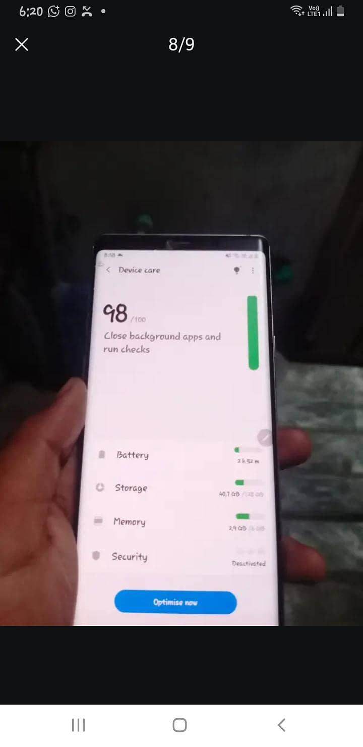 Samsung Mobile Note 9 4