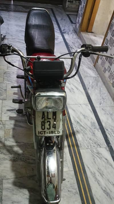 Union Star 70CC 2016 Model For Sale Islamabad Number