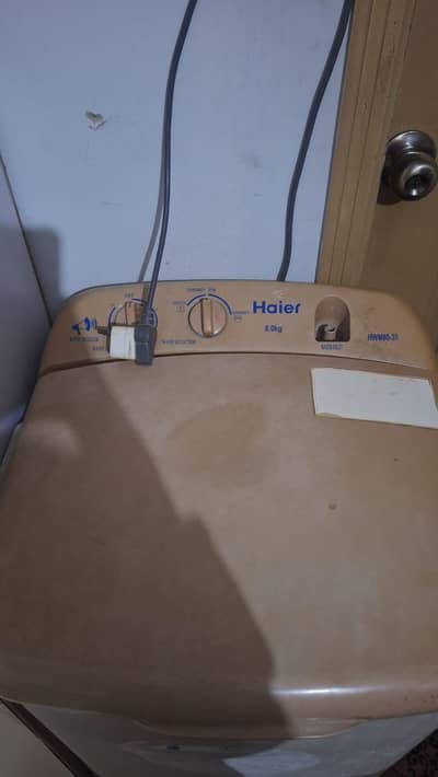 Haier washing machine