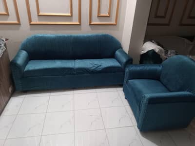 Master Offisys Used Sofa Set with Premium Elastic Covers