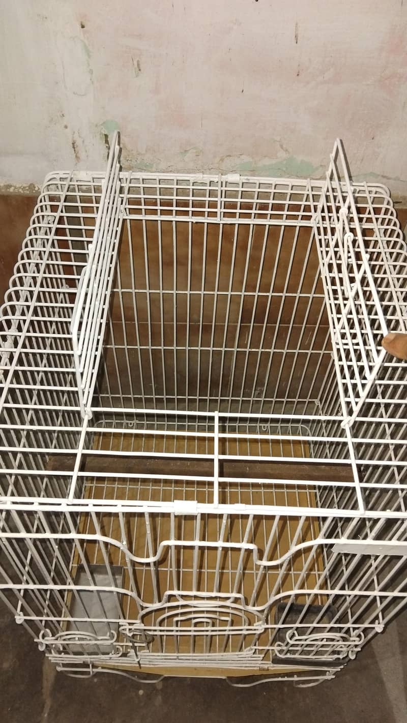 gray parrot cage 0