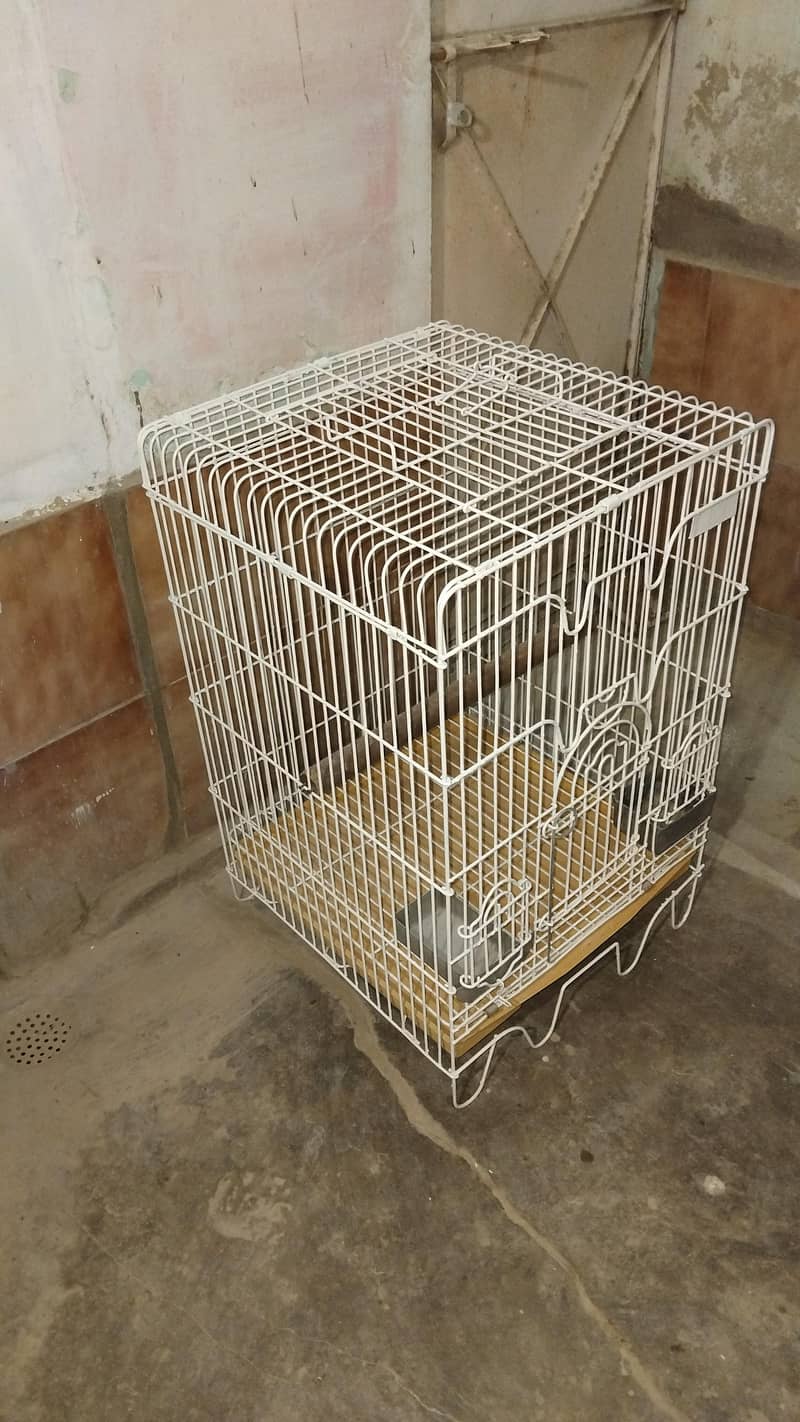gray parrot cage 3