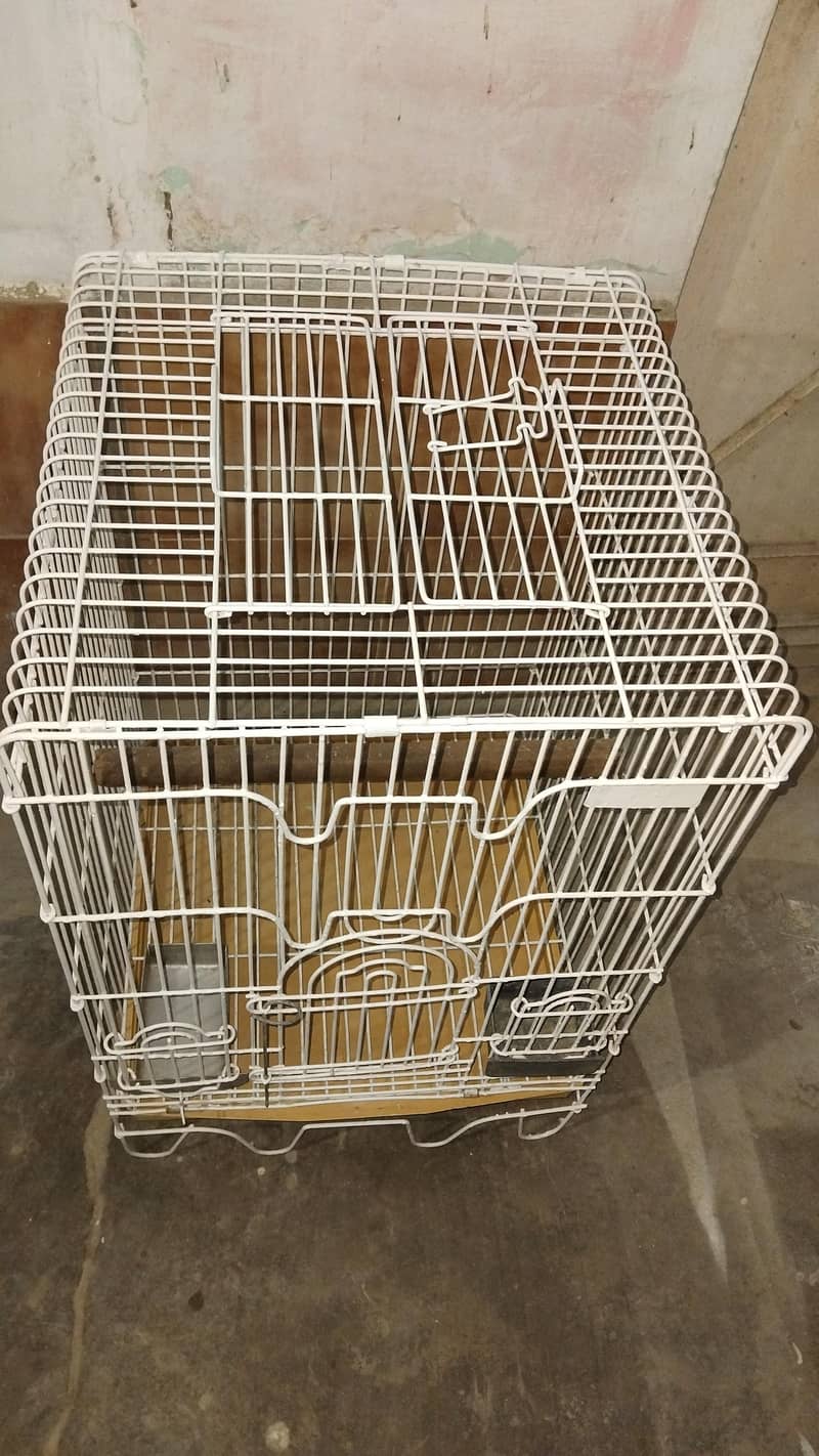 gray parrot cage 4