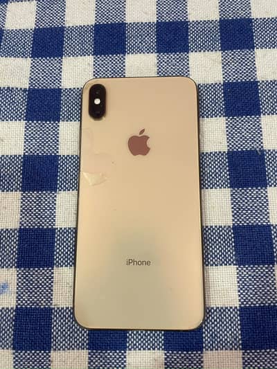 Iphone xsmax gold color non pta 10/10 condition  waterpack