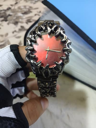Auva noir new unique watch limited quantity red dial