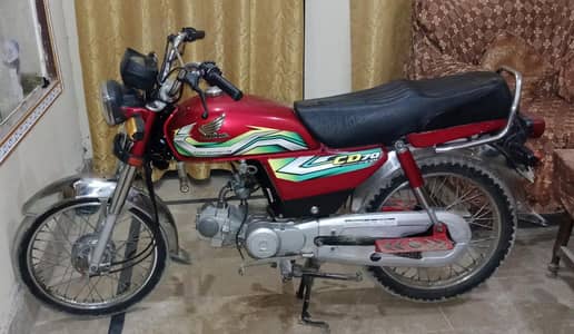 Honda c70 motorcycle model  23/24 red colour