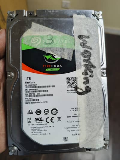Seagate 1TB Hard drive