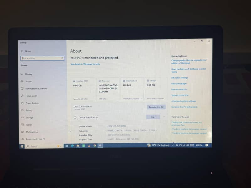 Core i3 6th Generation 3
