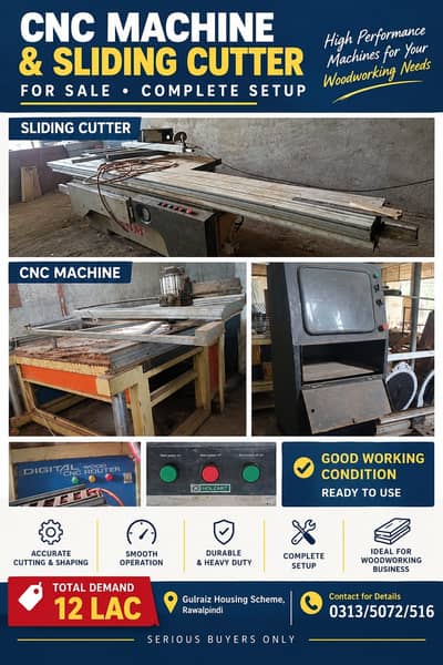Sliding Cutter |Cnc Machine| Machines For Sale