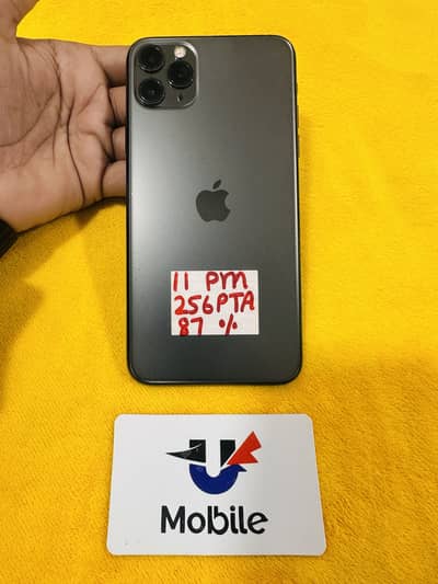 iPhone 11 Pro max 256GB PTA  87% Battery