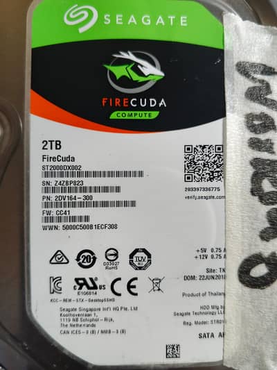 2TB Hard drive for sale