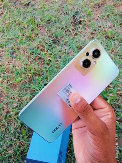 Oppo F21 Pro 5g Back Color Ring Light with Original chrgr box