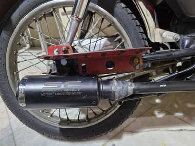 SC Project Exhaust with Bend Pipe Welded For Honda CD 70