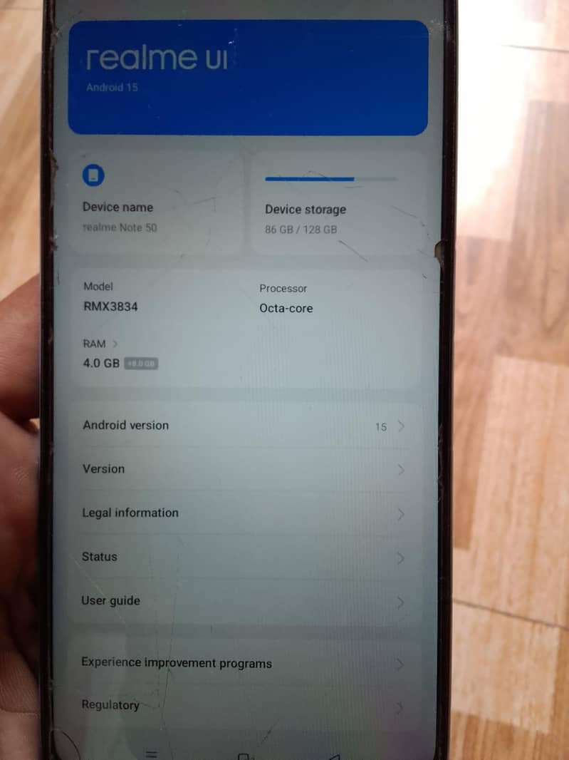 Realme C50 Note. 3