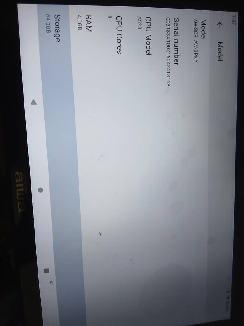 Aiwa tablet 2