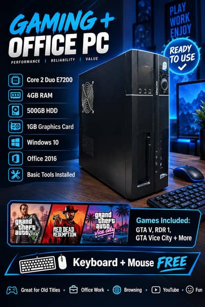 All rounder pc, Gaming pc