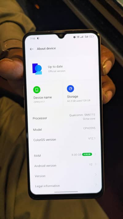 OPPO f17