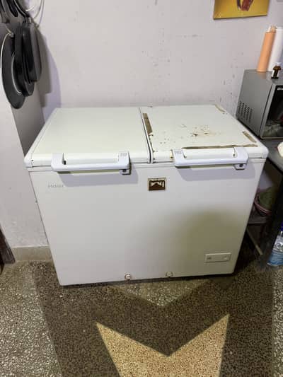 Haier HDF-325H/B/R Double Door Deep Freezer – 325 Litres