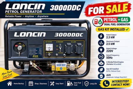 Loncin 3000DDC generator