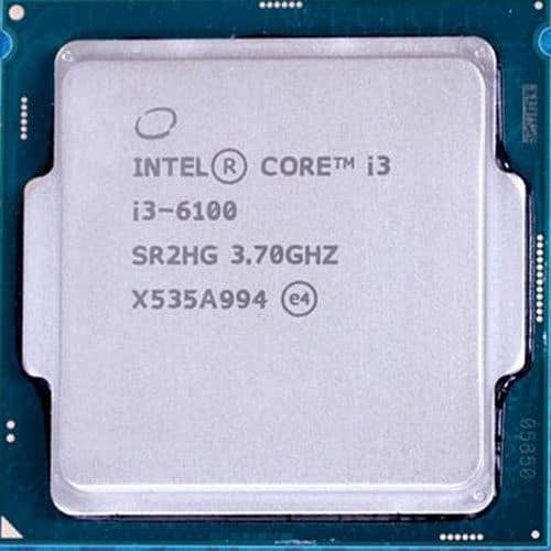 INTEL CORE I3 6100 6th GEN ONLY PROCESSOR 0