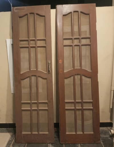 SOLD Net door wood designing 80X 22 inch Qty. 2