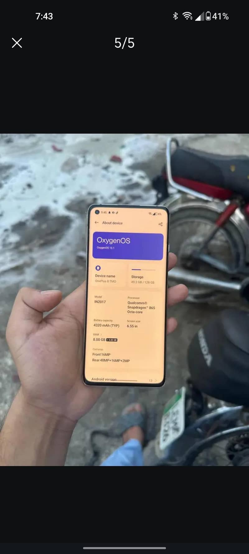 One Plus 8 4