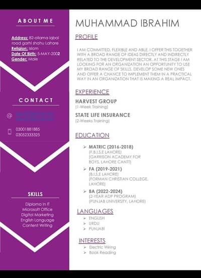 Entry Level Job